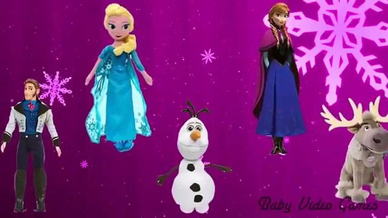 Frozen and disney princess fan song Daddy finger family Kids Songs Nursery Rhymes Children Babies