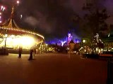 fireworks in Hong Kong Disneyland