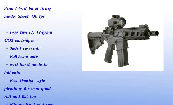 Umarex Steel Force Semi 6 Burst CO2 BB Gun w Red