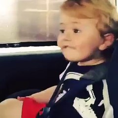 Funny kid miming Boneless