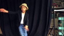 little kid Bruno Mars dancing and singing Uptown Funk!