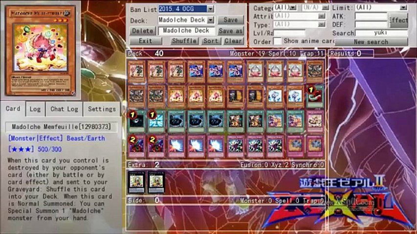 [주리온] 유희왕 덱 레시피 - 마돌체 덱 (Yugioh Deck Recipes - Madolche)