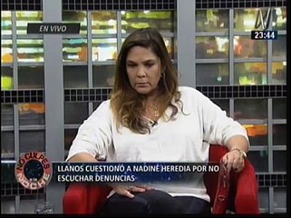 María Elena Llanos: "Nadine Heredia me dijo que Todo Graph era su empresa"
