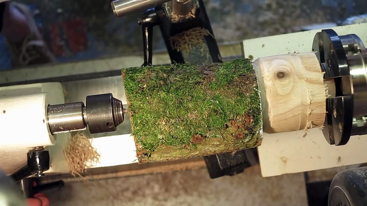 Wood Turning a Wooden Apple from....Apple Wood!