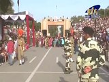 Sweets Exchanged  By D.G Pakistan and Indian D.I.G. M.F.Farooqui BSF On Wagah Border