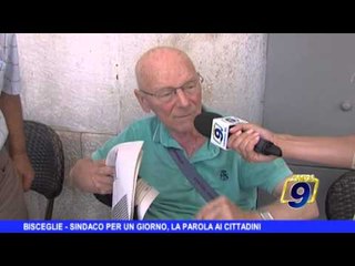 BISCEGLIE | Sindaco per un giorno, la parola ai cittadini