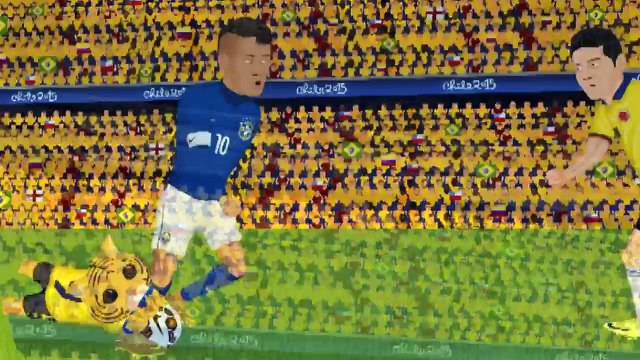 Neymar, Jara, Higuain : la parodie de la Copa America !