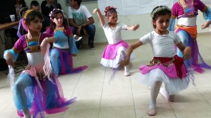 Ballet studio of  Um al Ghanam,Israel.Oriental dance for children.Choreographer IRINA JAMMAL.