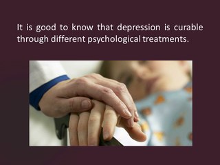 Psychological therapies as treatment for Depression