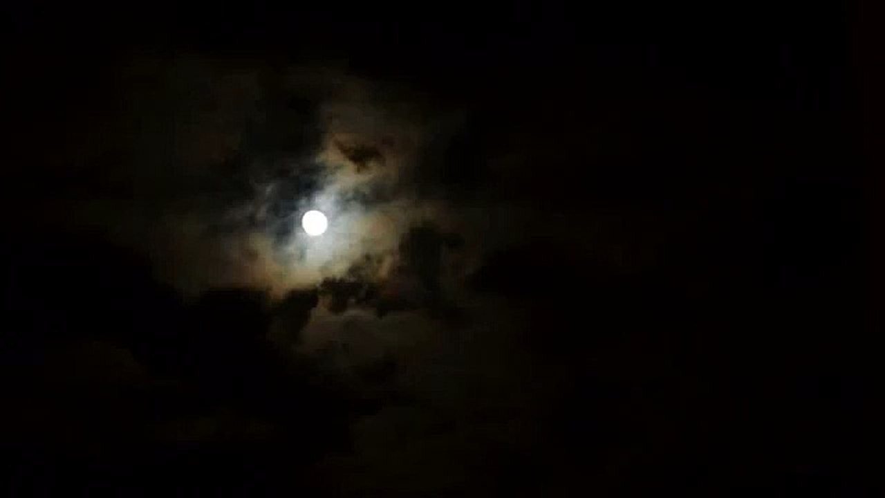 Moon and Clouds Timelapse