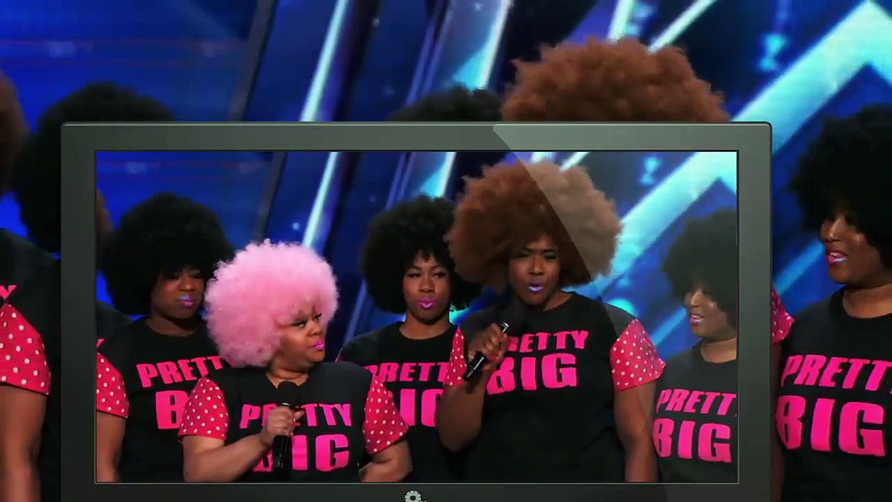 America's Got Talent 2015 ● Pretty Big Movement - Full-Figured Dance Company Twerk on the AGT Stage