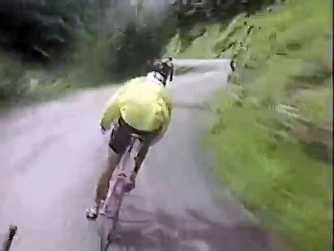 Pires accidents : Chute dans le precipice de Johan Bruyneel - 1996
