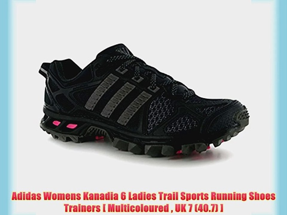 Adidas Womens Kanadia 6 Ladies Trail Sports Running Shoes Trainers [ Multicoloured UK 7 (40.7) - video dailymotion