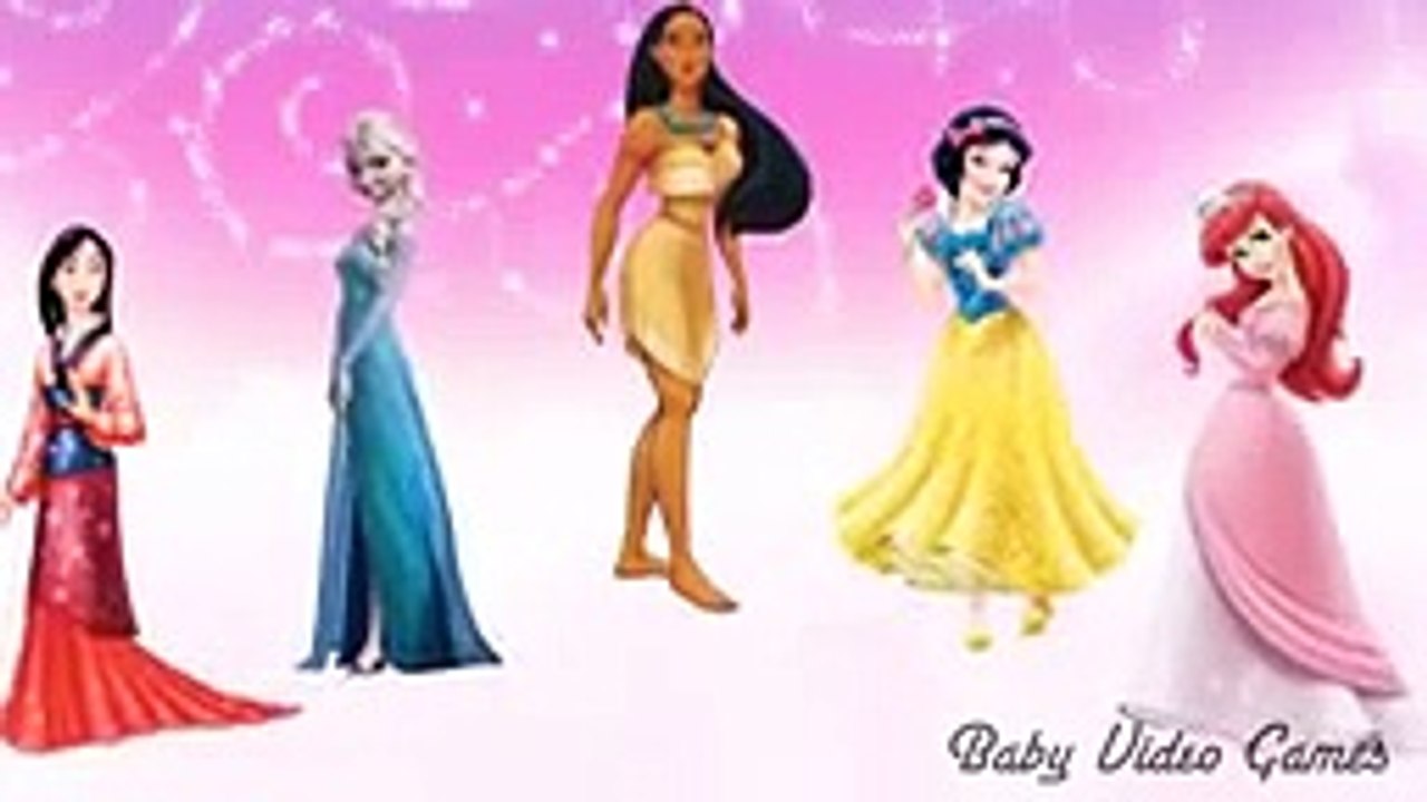 Disney Frozen Disney princess cartoon Kids Songs Nursery Rhymes Daddy Finger Family