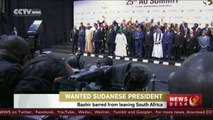 Sudan’s president barred from leaving South Africa over criminal charges