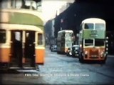 Glasgow Trams on Sauchiehall Street in April 1959