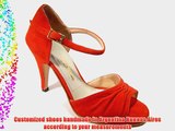 Mythique Women's Tango Ballroom Salsa Latin Leather Dance Shoes Stephanie 10 UK