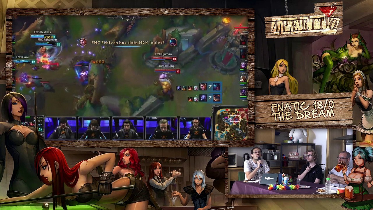 Aperito #8 - Partie 2 - Sujet "Tweets salés" / Fnatic - Cloud 9 / Le jeu