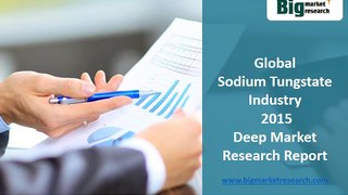 Global Sodium Tungstate Industry 2015 Market Growth, Trends