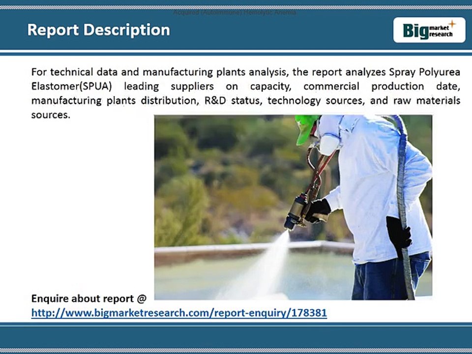 Global Spray Polyurea Elastomer (SPUA) Industry 2015 Market Share, Trends