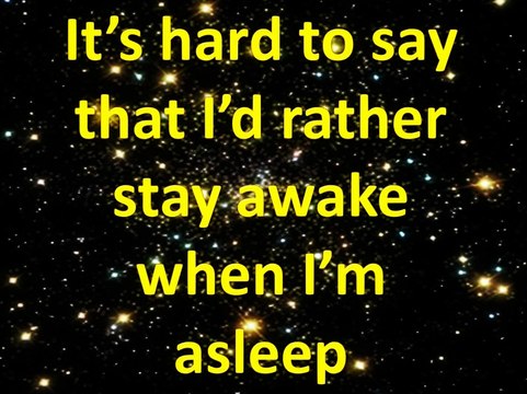 Owl City ~ Fireflies ~ Lyrics On Screen HD