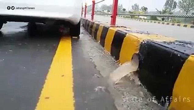 State of Affairs in Islamabad after the downpour this morning, Metro Stations Flooded in Islamabad