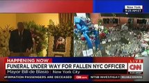 AGAIN- Wenjian Liu Funeral: Police Turn Their Backs as NYC Mayor de Blasio Eulogized Executed Cop