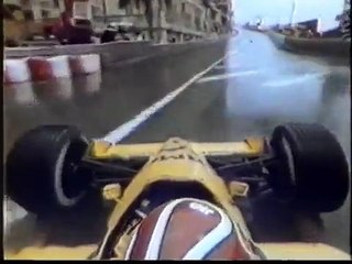 F1 Nelson Piquet Onboard Monaco 1988 Wet Track