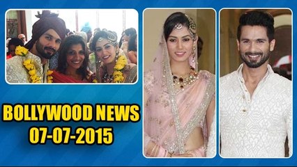 Shahid Kapoor's WEDDING CEREMONY | 08th July 2015