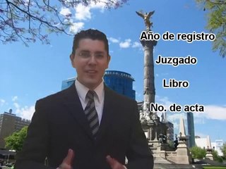 Trámite Copia Certificada de Registro Civil:  Acta de nacimiento, defunción o matrimonio