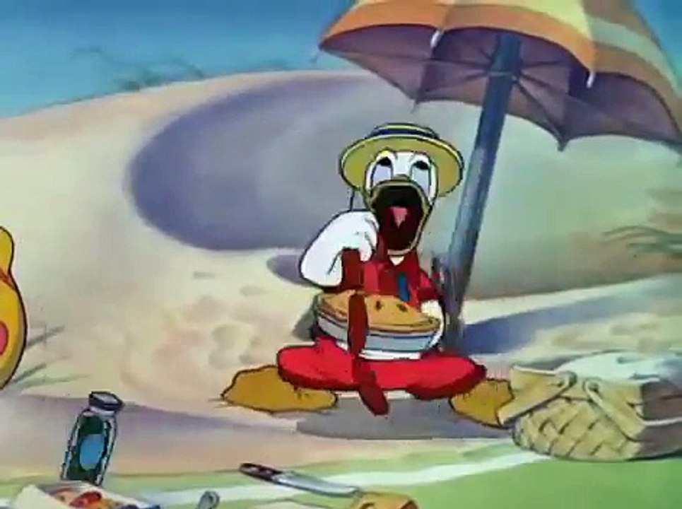 Donald Duck Beach Picnic 1939