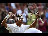 R. Federer vs G. Simon Online