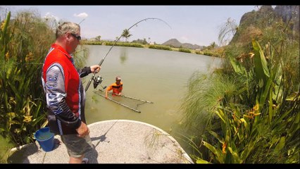 Fishing For Arapaima in Thailand at Jurassic Mountain Fishing Resort