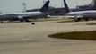 IAH Two Continental Airlines 737s take off at Houston 767-200