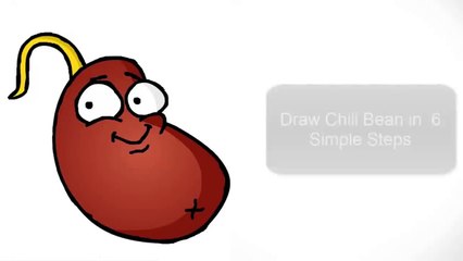 How to Draw Chili Bean in 5 Simple Steps