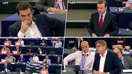 Grèce : les interventions de Manfred Weber et de Guy Verhofstadt au Parlement Européen