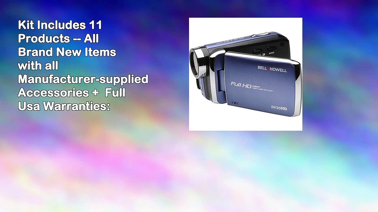 Bell Howell Dv30hd 1080p Hd Video Camera Camcorder