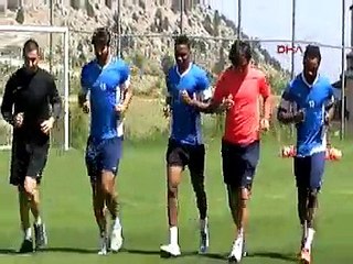 Eto'o ilk antrenmanına çıktı!