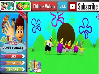 3D PETRIK SPONGEBABE Finger Family Nursery Rhyme   Parody Finger Kids Song lyrics