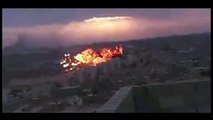 Jet Plane Crashes in Libyan City - 3 Angles view - Libyan MIG-21