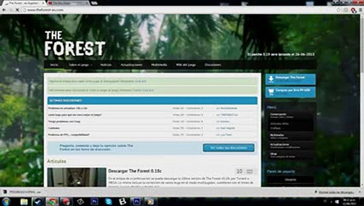 ¿Como descargar e Instalar The Forest Actualizable, GRATIS 2015 v0.19ᴴᴰ