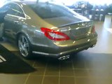 Mercedes new CLS63 AMG 2011 exhaust sound