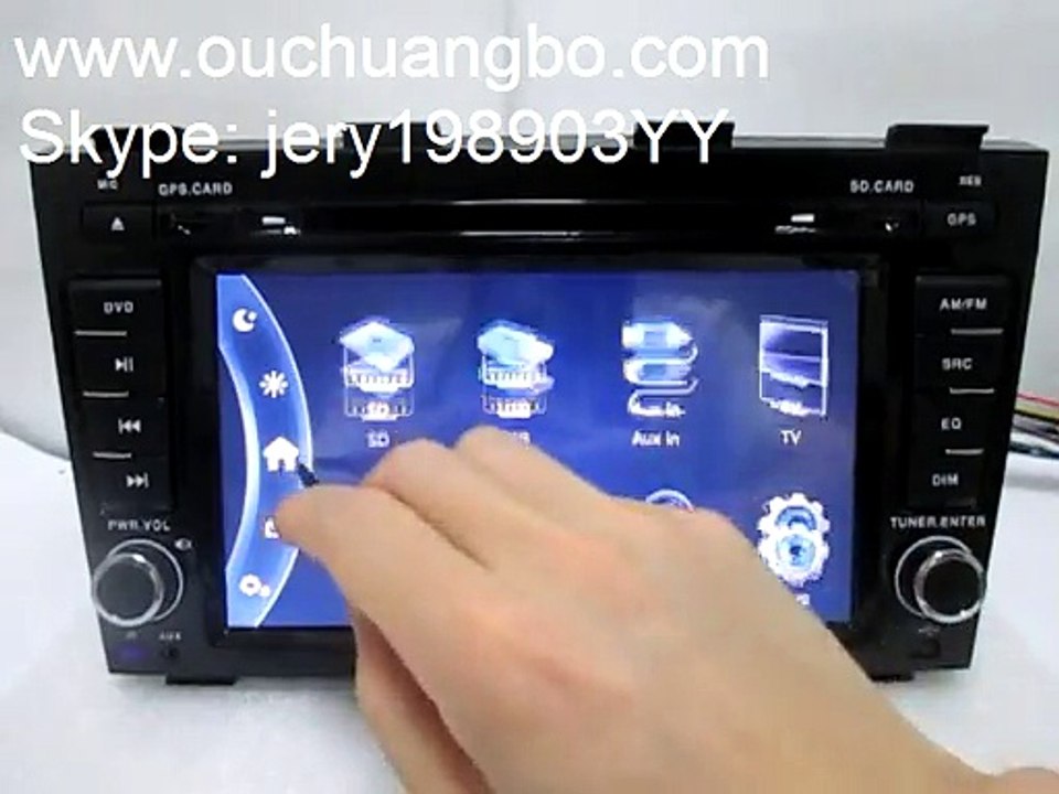 Ouchuangbo Car DVD Audio Player Geely Emgrand EC8 wince  system operation