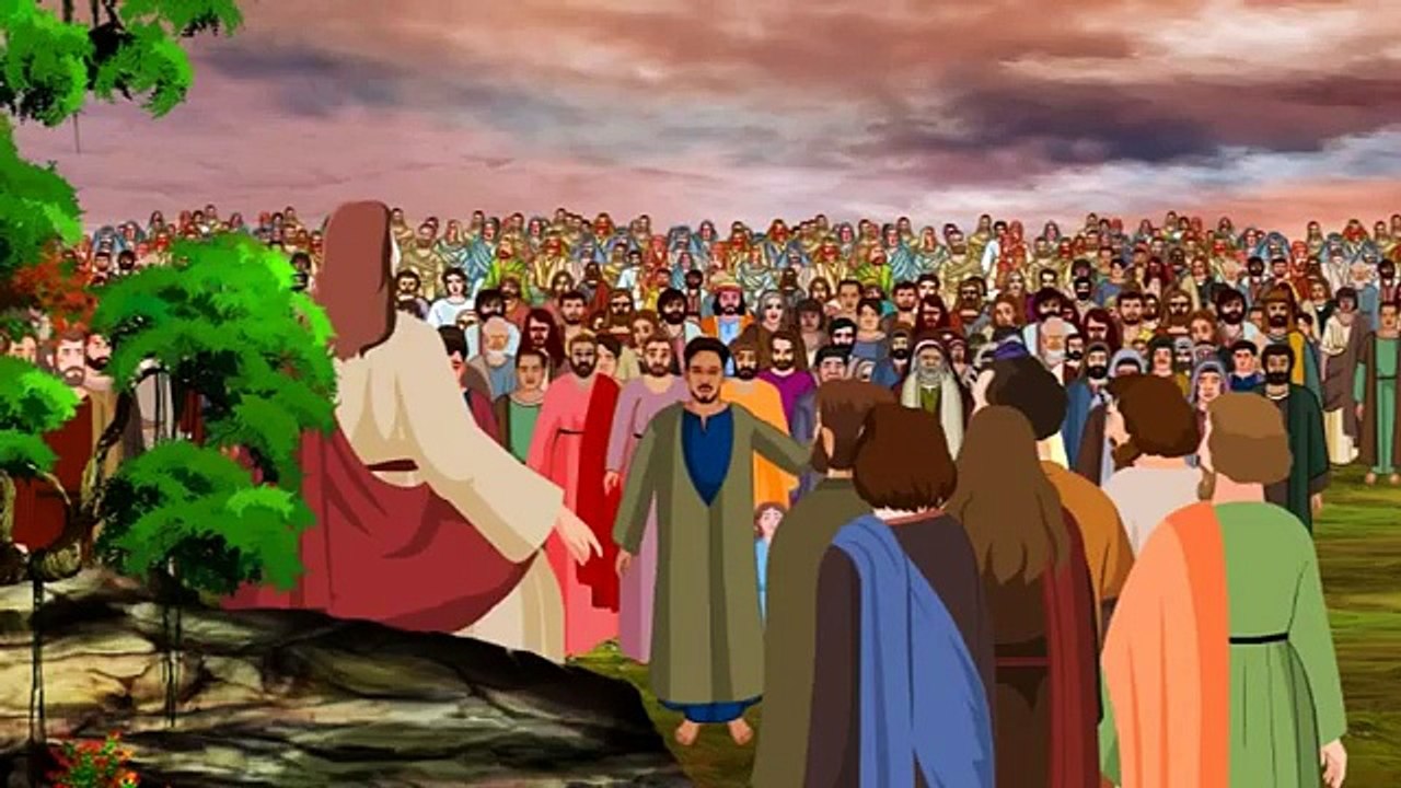 Bible stories for children   Jesus Stills the Storm  English Cartoon Animation