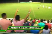 Náuas Futebol Clube empata mesmo com oito jogadores a menos