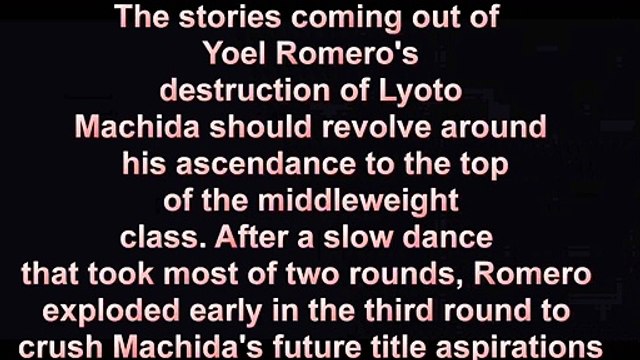 Ultimate Fighting Championship, Lyoto Machida, Yoel Romero