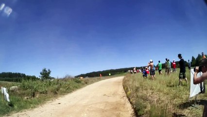 Kubica bliskie spotkanie z kamerą - 72 Rajd Polski 2015