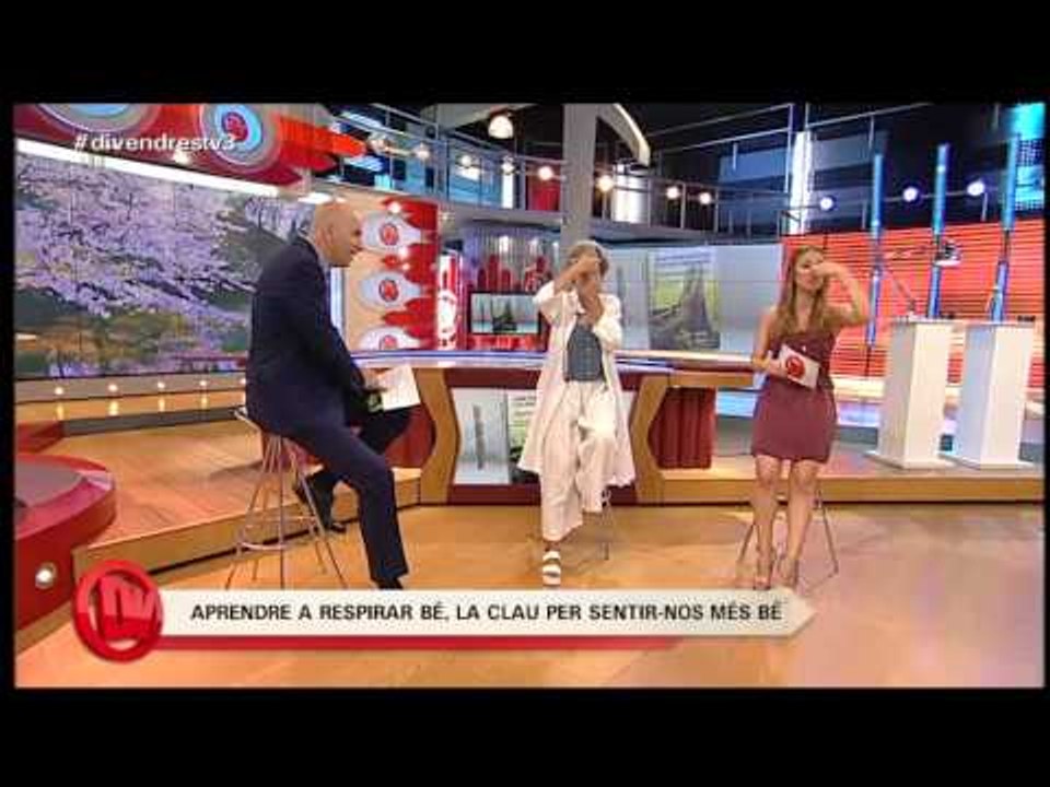 TV3 - Divendres - Tècniques de respiració, amb Maria Àngels Farreny a "Divendres"