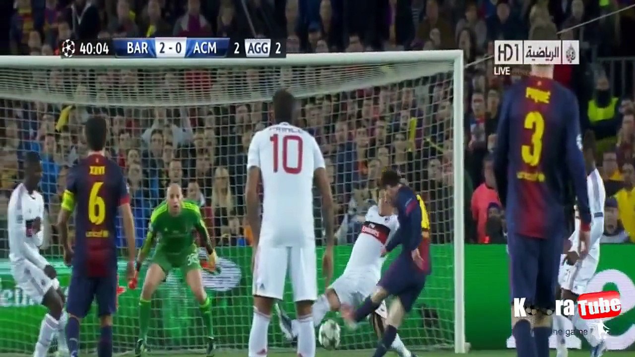اهداف برشلونة ميلان 4-0 تعليق يوسف سيف