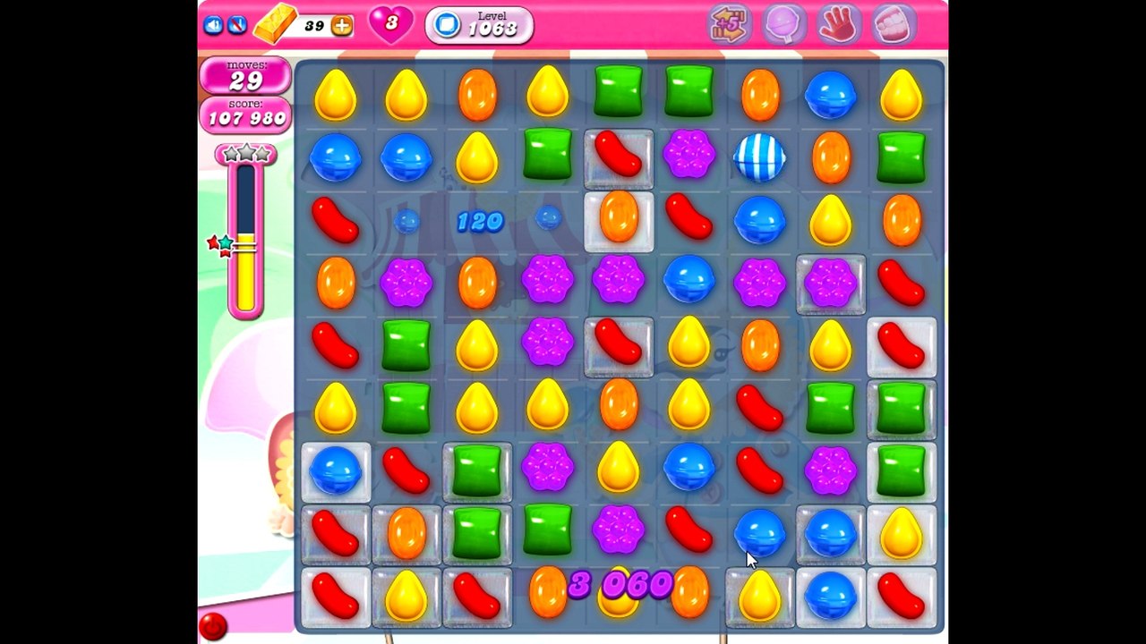 Candy Crush Saga level 1063